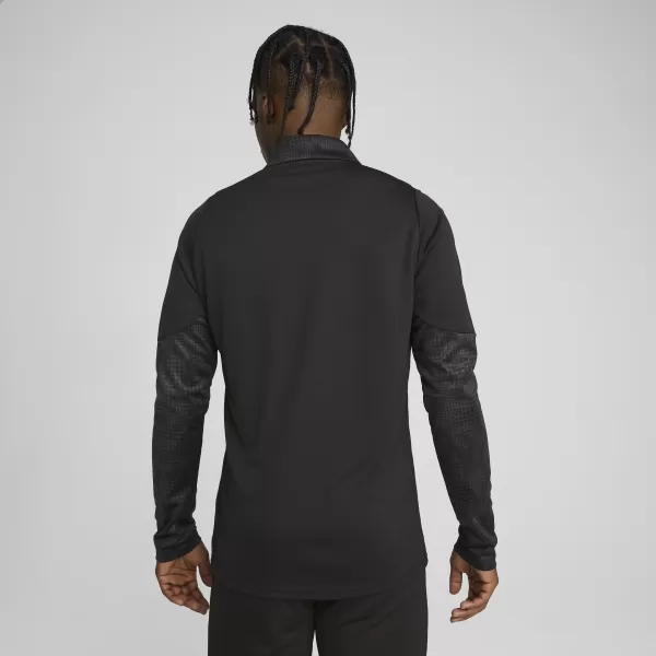  Pánska mikina PUMA TEAMCUP TRAINING 1/4 ZIP TOP 659164_03 PUMA BLACK/PUMA SILVER 