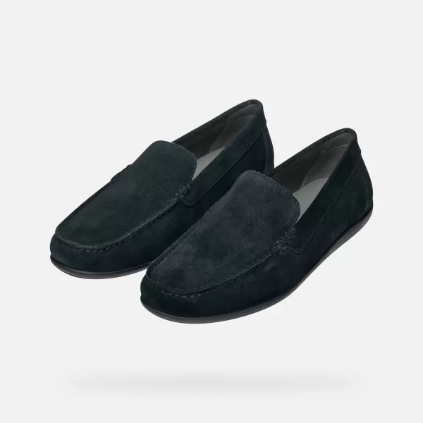  Pánske mokasíny GEOX ASCANIO G002709 TMAVO MODRÁ 