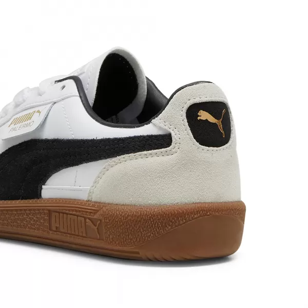  Detská obuv PUMA PALERMO LTH JR 39727501 PUMA WHITE/PARY GRAY/GUM 