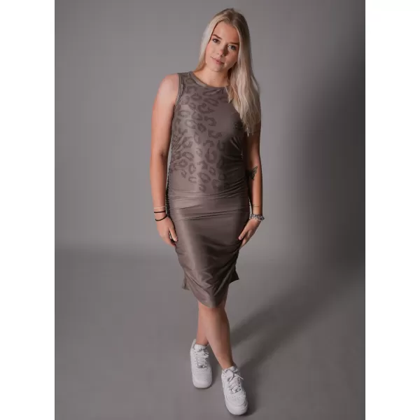  Dámske prémiové šaty ALTISPORT VOJ/ALW047SAT03 SVETLOHNEDÁ 