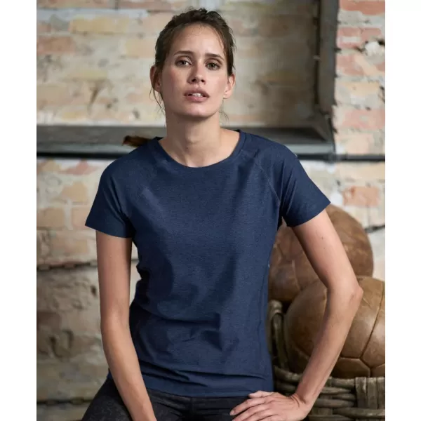  Dámske tričko TEE JAYS | TJ 7021 NAVY MELANGE 