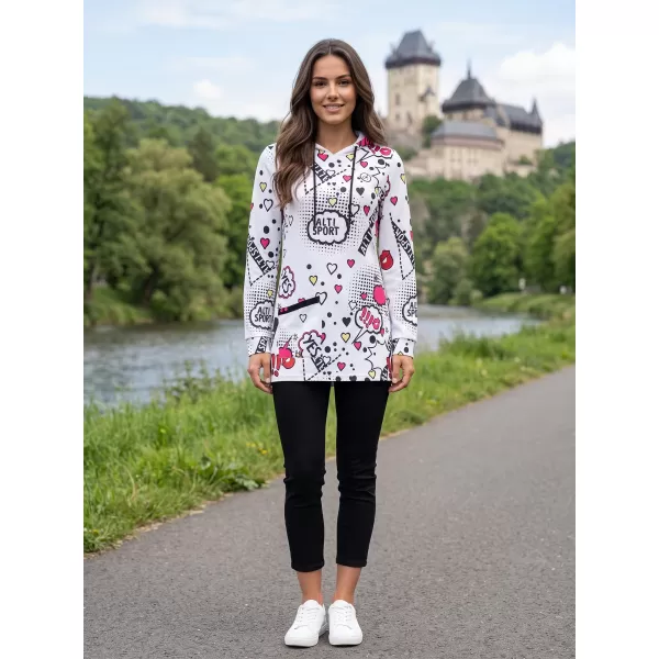  Dámska mikina ALTISPORT GITA BIELA 
