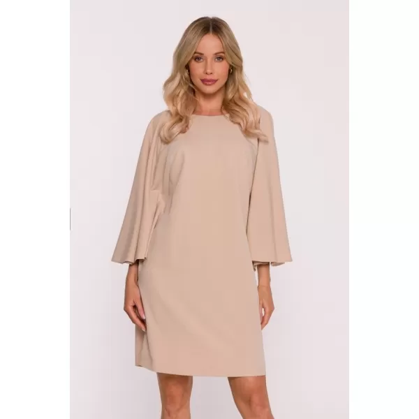  Šaty STYLOVE S426 BÉŽOVÁ 
