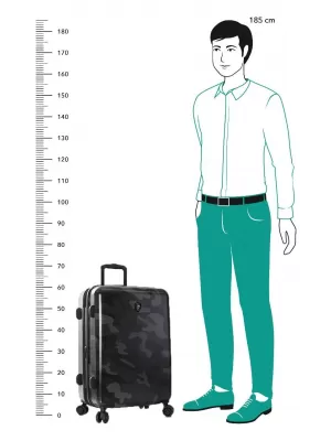 Kufor HEYS M ČIERNA KAMUFLÁŽ