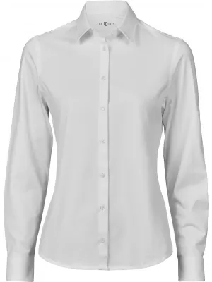 Dámska košeľa TEE JAYS | TJ 4031 WHITE