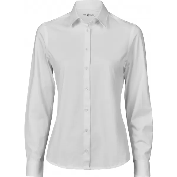  Dámska košeľa TEE JAYS | TJ 4031 WHITE 