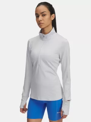 Dámske tričko UNDER ARMOUR UA LAUNCH PRO HALF ZIP 1379349-014 SIVÁ