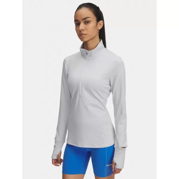  Dámske tričko UNDER ARMOUR UA LAUNCH PRO HALF ZIP 1379349-014 SIVÁ 