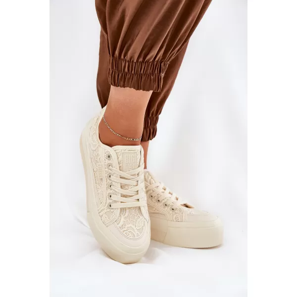 Dámske topánky BIG STAR RR274630 BÉŽOVÁ Big Star Shoes 