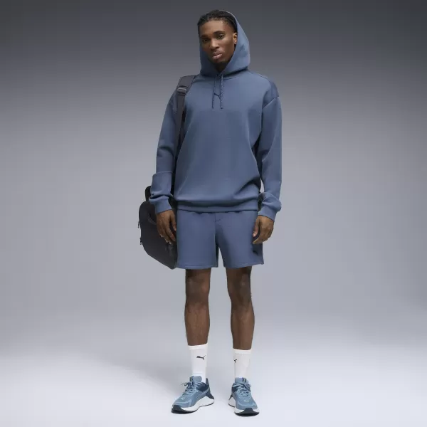 Pánska mikina PUMA M CLOUDSPUN HOODIE 52759580 TMAVÝ INDIGOVÝ VRES 