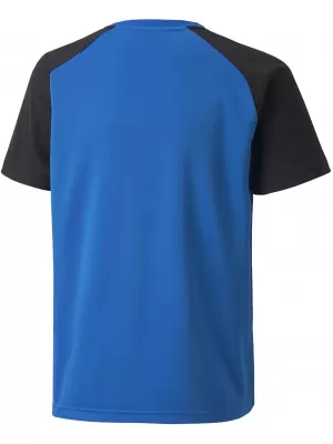 Detský dres PUMA TEAMPACER JERSEY JR 70492602 ELEKTRICKÁ MODRÁ / ČIERNA / BIELA