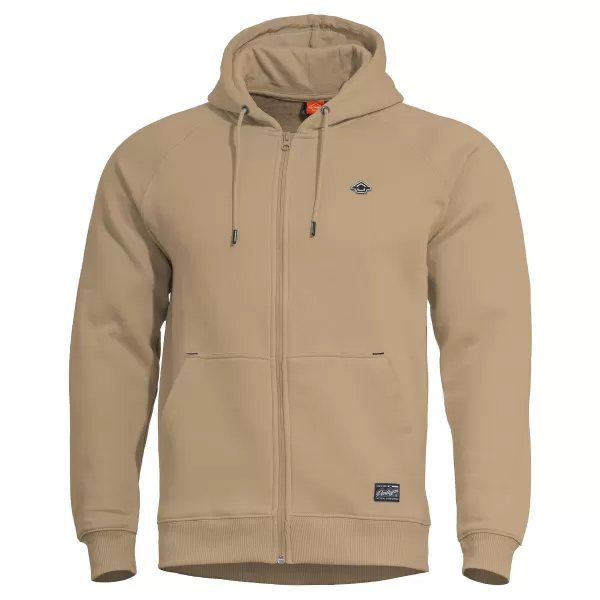  Mikina PENTAGON PHAETON HOOD ZIP SWEATER K09021 HNEDOHNEDÁ 