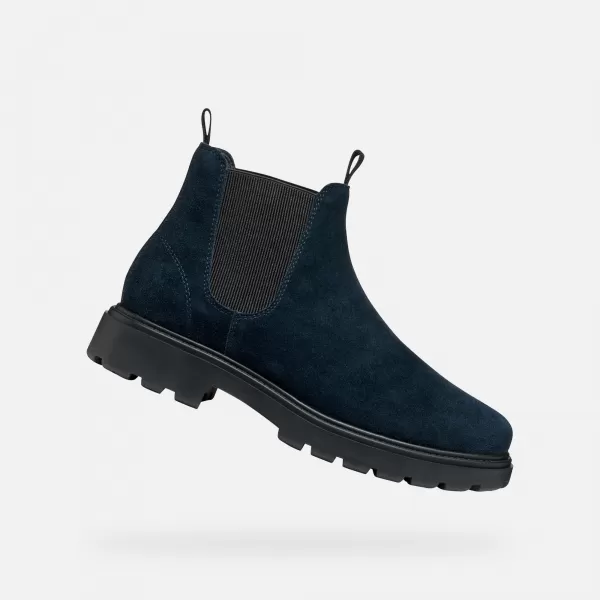  Pánske topánky GEOX SPHERICA EC7 G011182 TMAVO MODRÁ 