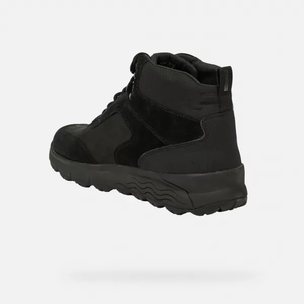  Pánske topánky GEOX SPHERICA 4X4 B ABX G011180 ČIERNA 