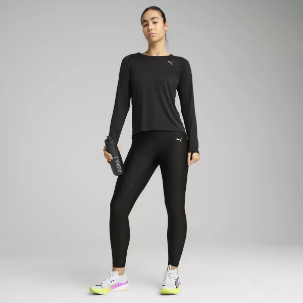  Tričko PUMA W RUN VELOCITY LONG SLEEVE (POLY) 52658101 PUMA BLACK 