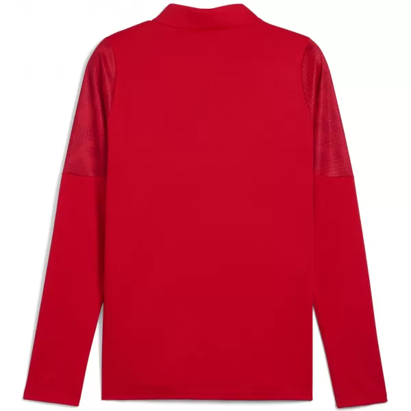  Pánská bunda  PUMA TEAMCUP TRAINING JACKET 659165_01 PUMA RED/PUMA STRIEBRO 