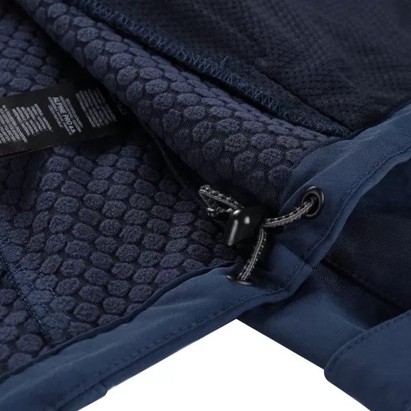  Pánska bunda so softshell ALPINE PRO HOOR MODRÝ 