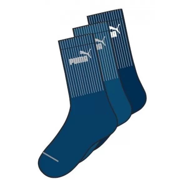 Pánske ponožky PUMA CREW SOCK 3P 88035503 NÁMORNÍCKY 