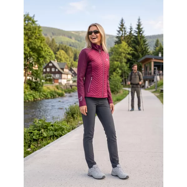  Dámska hybridná bunda ALTISPORT GAIL BORDOVÁ 