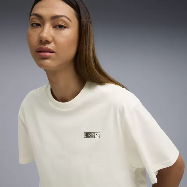  Tričko PUMA X ROSÉ TEE 63380677 TEPLÝ BIELY 