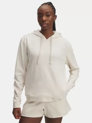 Dámska mikina UNDER ARMOUR UA RIVAL TERRY HOODIE 6005511-783 HNEDÁ