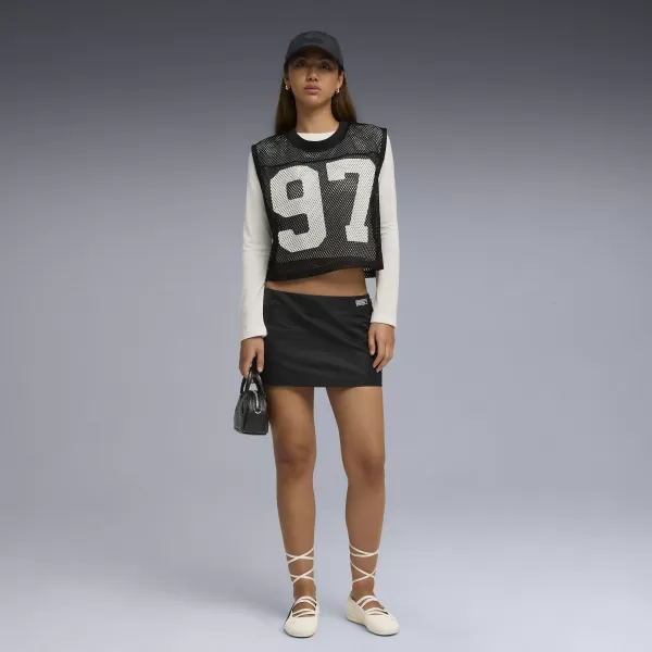  Dámska sukňa PUMA X ROSÉ MICRO MINI SKIRT 63379801 PUMA BLACK 