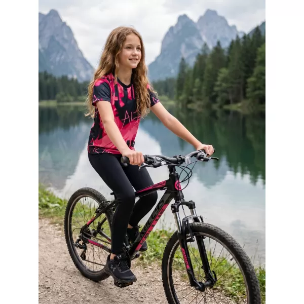  Detské prémiové funkčné tričko ALTISPORT VOJ/ALK076TR01 HORKÁ RUŽOVÁ 