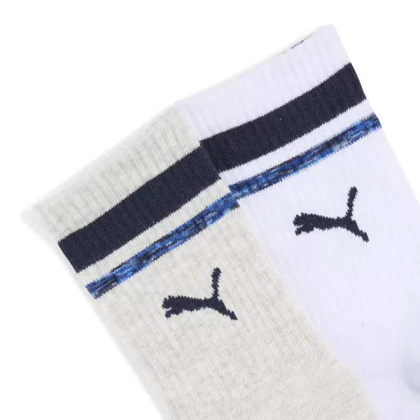  Ponožky PUMA BOYS HERITAGE STRIPE CR 94722701 BIELA/MODRÁ 