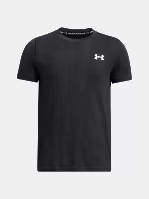 Chlapčenské tričko UNDER ARMOUR VANISH SEAMLESS SS 1388130-001 ČIERNA