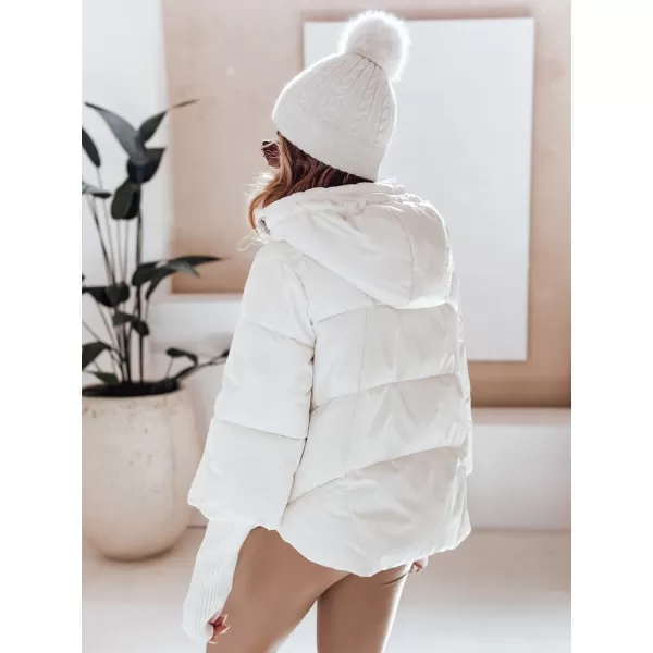  Dámska bunda DSTREET TY5036 BIELA 