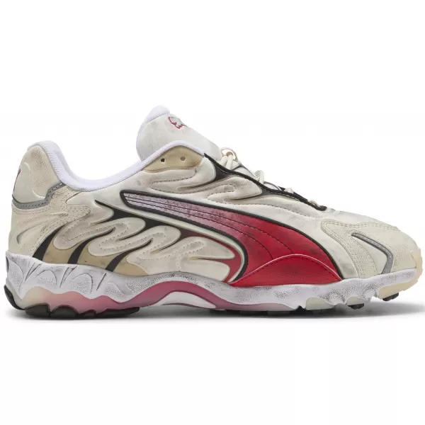  Pánske topánky PUMA INHALE DISTRESSED 40453202 ALPINE SNOW/NA CELÚ DOBU ČERVENÁ 