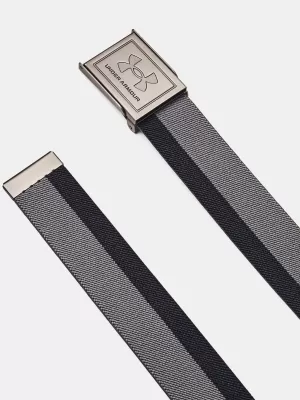 Pánsky opasok UNDER ARMOUR M STRETCH WEBBING BELT 1383935-025 SIVÁ