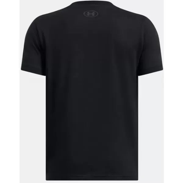  Chlapčenské tričko UNDER ARMOUR UA B BOXED SPORTS UPDATE SS 1388672-001 ČIERNA 