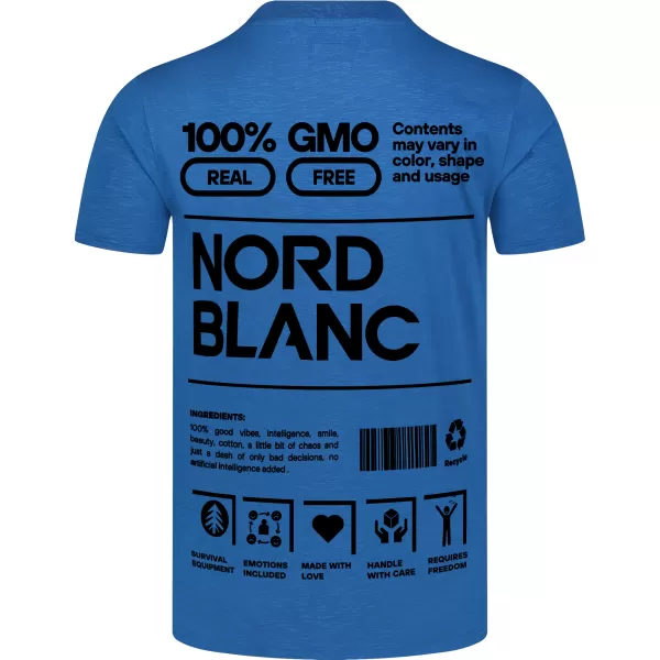  Tričko NORDBLANC CERTAINTY NBSMT8165 MODRÝ 