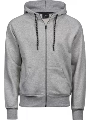 Pánska mikina TEE JAYS | TJ 5435 HEATHER GREY