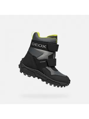 Chlapčenské členkové čižmy GEOX HIMALAYA B ABX J46FRE0FU50C1267 SIVÁ