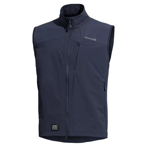  Pánska vesta PENTAGON ELITE SOFTSHELL VEST K04014 POLNOČNÁ MODRÁ 