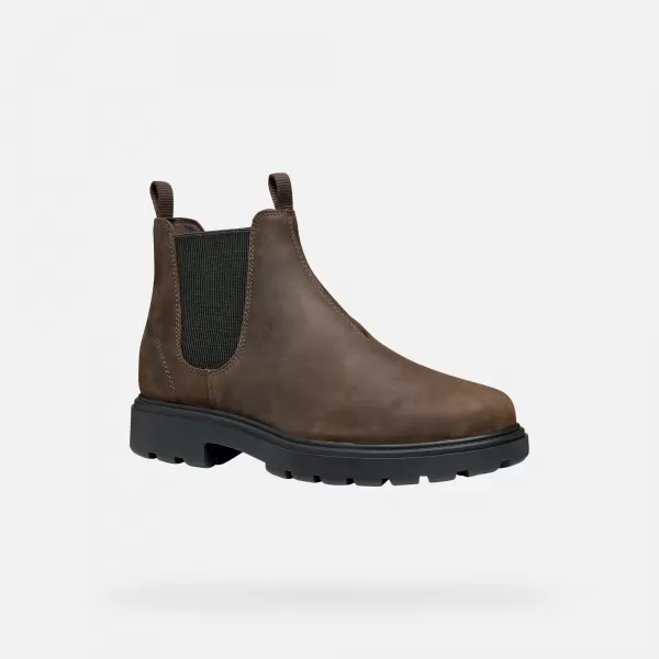  Pánske topánky GEOX SPHERICA EC7 G011185 TMAVO HNEDÁ 