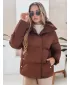 Dámska bunda DSTREET TY4958 HNEDÝ