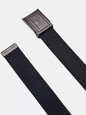 Pánsky opasok UNDER ARMOUR M STRETCH WEBBING BELT 1383935-001 ČIERNA
