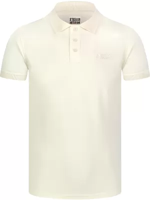 Pánske tričko s golierom NORDBLANC ETERNITY NBSMT8166 KRÉMOVÝ