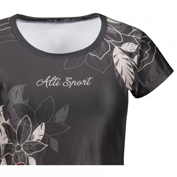  Dámska voľnočasová košeľa premium ALTISPORT VOJ/ALW119TR06 ČIERNA 