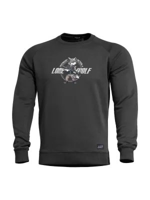 Mikina PENTAGON HAWK SWEATER LONE WOLF K09019 ČIERNA