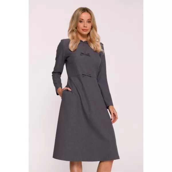  Šaty STYLOVE S413 SIVÁ 