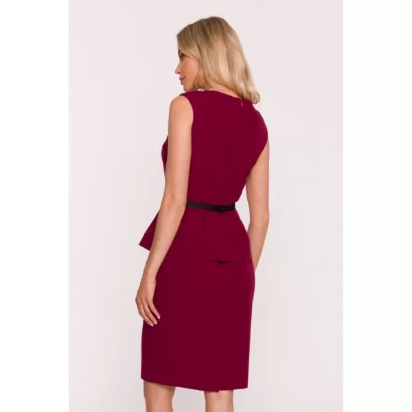  Šaty STYLOVE S427 GAŠTANOVÉ 