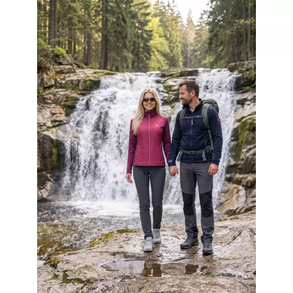  Dámska hybridná bunda ALTISPORT GAIL BORDOVÁ 