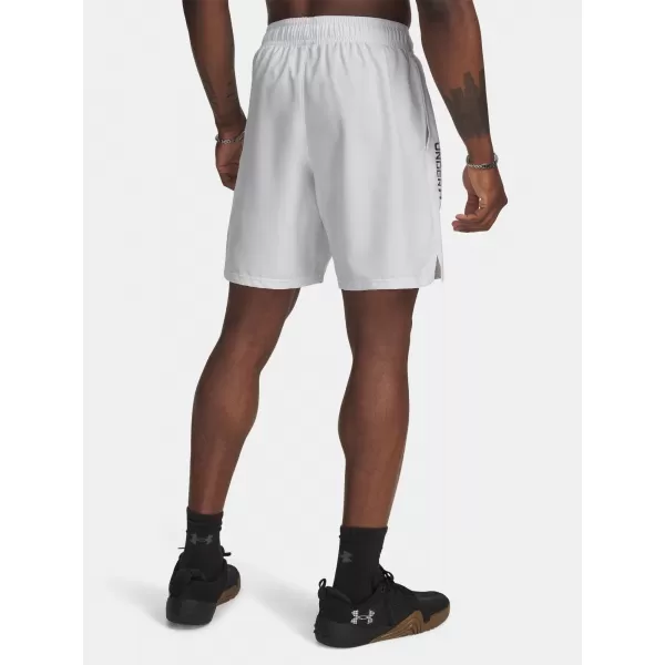  Pánske šortky UNDER ARMOUR UA TECH WOVEN WORDMARK SHORT 1383356-023 SIVÁ 