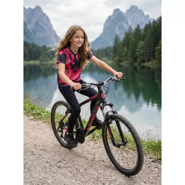  Detské prémiové funkčné tričko ALTISPORT VOJ/ALK076TR01 HORKÁ RUŽOVÁ 