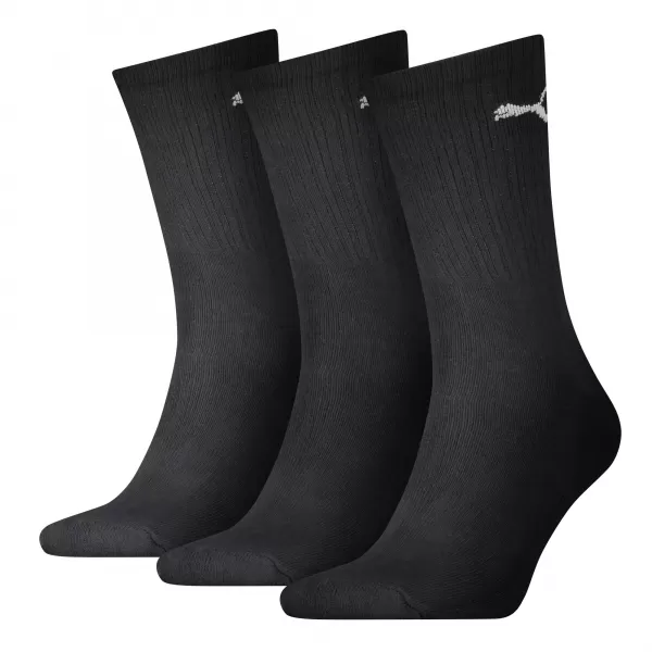  Pánske ponožky PUMA CREW SOCK 3P 88035501 ČIERNY 