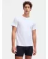 Pánske tričko UNDER ARMOUR M UA PERF COTTON CREW NECK-2PK 6007621-100 BIELA